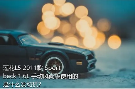 莲花L5 2011款 Sportback 1.6L 手动风尚版使用的是什么发动机？