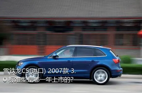 雪铁龙C5(进口) 2007款 3.0 标准型是哪一年上市的？