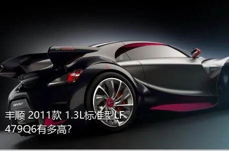 丰顺 2011款 1.3L标准型LF479Q6有多高？