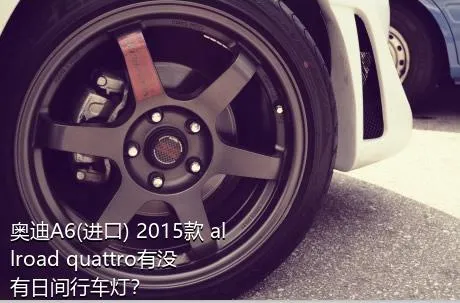 奥迪A6(进口) 2015款 allroad quattro有没有日间行车灯？