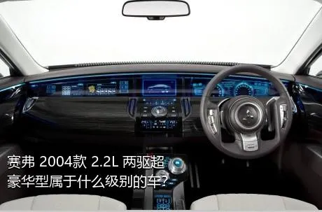 赛弗 2004款 2.2L 两驱超豪华型属于什么级别的车？