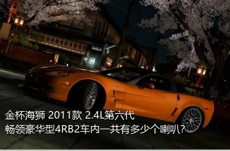 金杯海狮 2011款 2.4L第六代畅领豪华型4RB2车内一共有多少个喇叭？