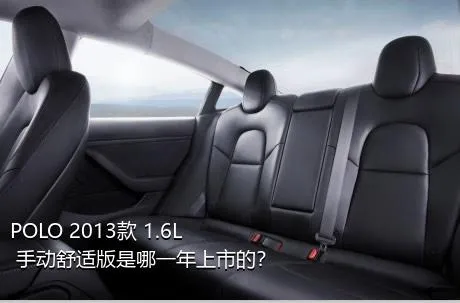 POLO 2013款 1.6L 手动舒适版是哪一年上市的？