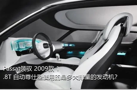 Passat领驭 2009款 1.8T 自动尊仕型使用的是多大排量的发动机？