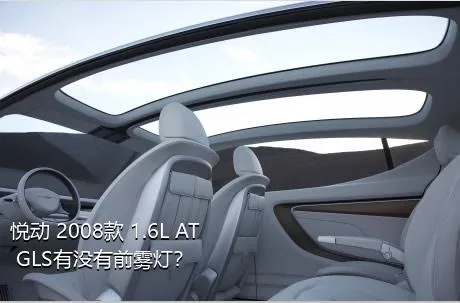 悦动 2008款 1.6L AT GLS有没有前雾灯？