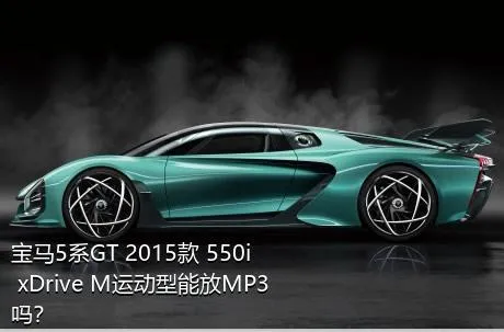 宝马5系GT 2015款 550i xDrive M运动型能放MP3吗？