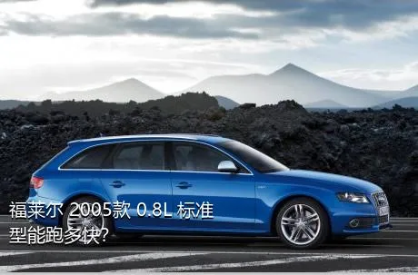 福莱尔 2005款 0.8L 标准型能跑多快？