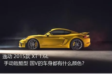 逸动 2015款 XT 1.6L 手动致酷型 国V的车身都有什么颜色？