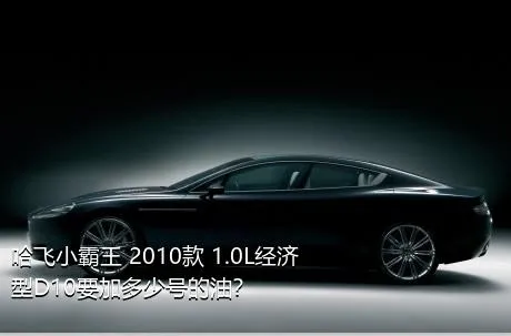 哈飞小霸王 2010款 1.0L经济型D10要加多少号的油？