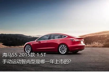 海马S5 2015款 1.5T 手动运动智尚型是哪一年上市的？