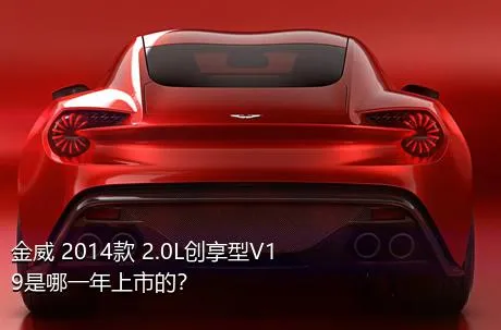 金威 2014款 2.0L创享型V19是哪一年上市的？