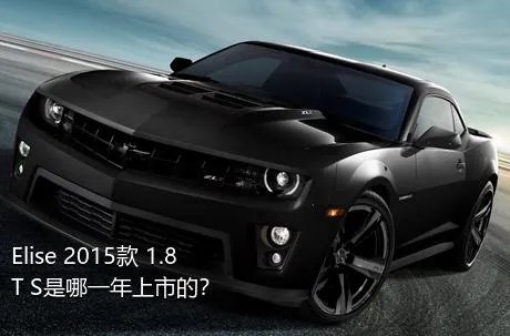 Elise 2015款 1.8T S是哪一年上市的？