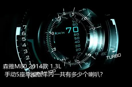 森雅M80 2014款 1.3L 手动5座幸福版车内一共有多少个喇叭？