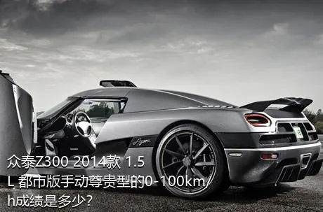 众泰Z300 2014款 1.5L 都市版手动尊贵型的0-100km/h成绩是多少？