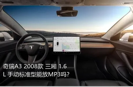 奇瑞A3 2008款 三厢 1.6L 手动标准型能放MP3吗？