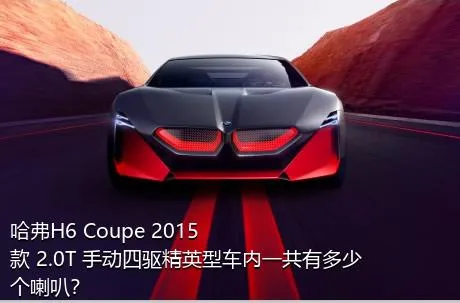 哈弗H6 Coupe 2015款 2.0T 手动四驱精英型车内一共有多少个喇叭？