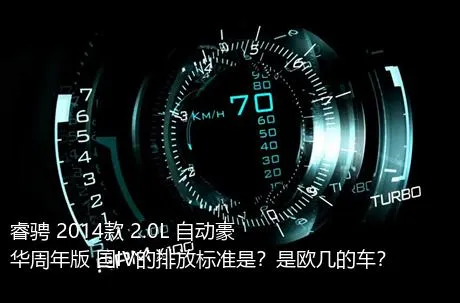 睿骋 2014款 2.0L 自动豪华周年版 国IV的排放标准是？是欧几的车？