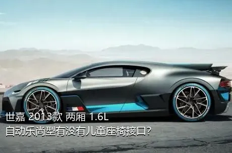 世嘉 2013款 两厢 1.6L 自动乐尚型有没有儿童座椅接口？