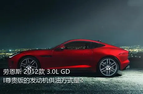 劳恩斯 2012款 3.0L GDI尊贵版的发动机供油方式是？