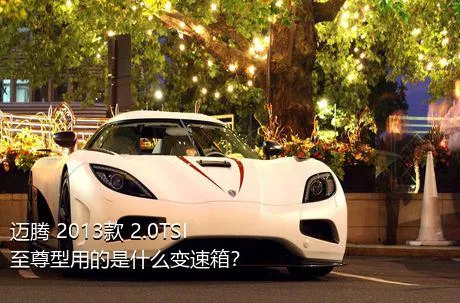 迈腾 2013款 2.0TSI 至尊型用的是什么变速箱？