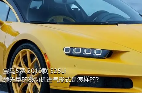 宝马5系 2010款 525Li 领先型的发动机进气形式是怎样的？