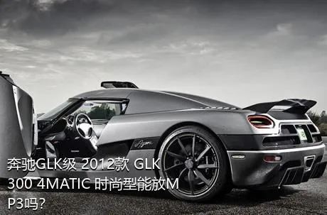 奔驰GLK级 2012款 GLK 300 4MATIC 时尚型能放MP3吗？