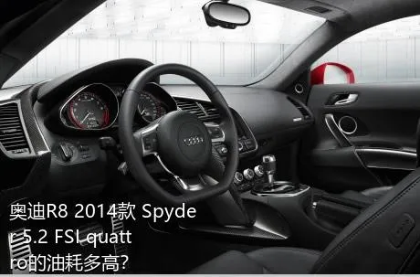 奥迪R8 2014款 Spyder 5.2 FSI quattro的油耗多高？