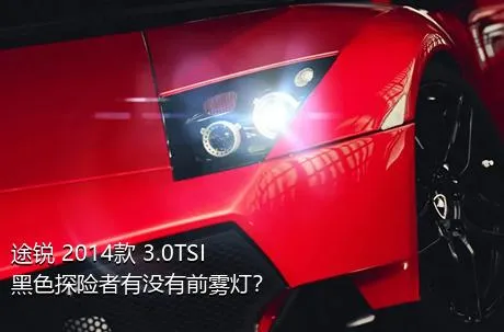 途锐 2014款 3.0TSI 黑色探险者有没有前雾灯？