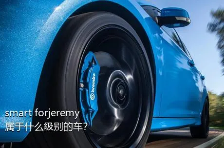 smart forjeremy属于什么级别的车？