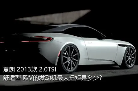 夏朗 2013款 2.0TSI 舒适型 欧V的发动机最大扭矩是多少？