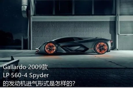 Gallardo 2009款 LP 560-4 Spyder的发动机进气形式是怎样的？