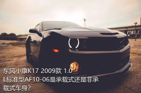 东风小康K17 2009款 1.0L标准型AF10-06是承载式还是非承载式车身？