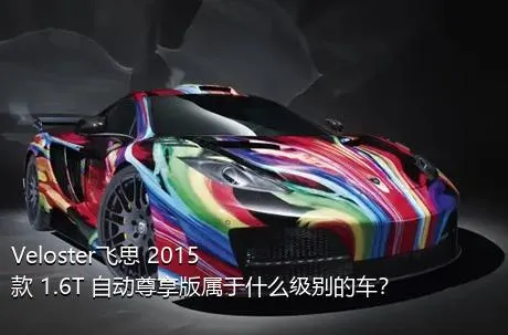 Veloster飞思 2015款 1.6T 自动尊享版属于什么级别的车？