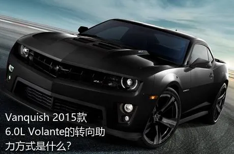 Vanquish 2015款 6.0L Volante的转向助力方式是什么？