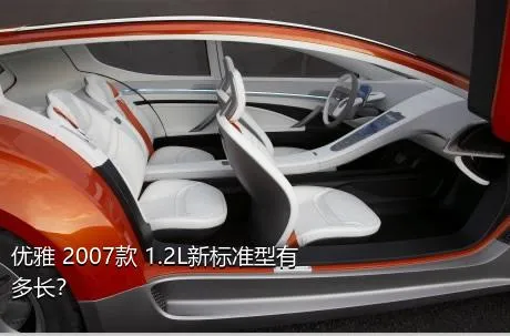 优雅 2007款 1.2L新标准型有多长？