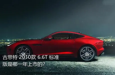 古思特 2010款 6.6T 标准版是哪一年上市的？