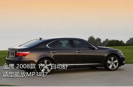 金鹰 2008款 1.5L 自动舒适型能放MP3吗？