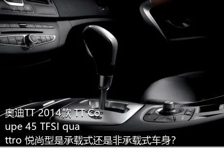 奥迪TT 2014款 TT Coupe 45 TFSI quattro 悦尚型是承载式还是非承载式车身？