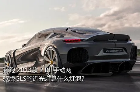 狮跑 2013款 2.0L 手动两驱版GLS的近光灯是什么灯泡？