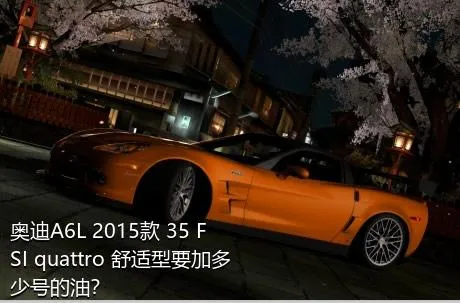 奥迪A6L 2015款 35 FSI quattro 舒适型要加多少号的油？