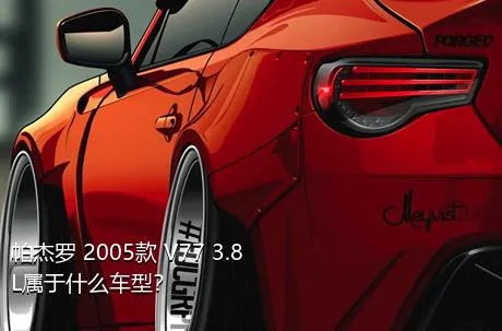 帕杰罗 2005款 V77 3.8L属于什么车型？