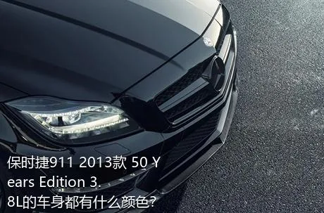 保时捷911 2013款 50 Years Edition 3.8L的车身都有什么颜色？