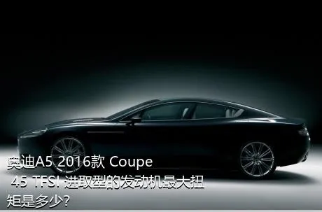 奥迪A5 2016款 Coupe 45 TFSI 进取型的发动机最大扭矩是多少？