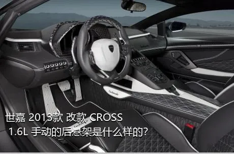 世嘉 2013款 改款 CROSS 1.6L 手动的后悬架是什么样的？