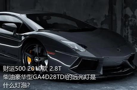 财运500 2010款 2.8T柴油豪华型GA4D28TDI的远光灯是什么灯泡？