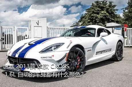 世嘉 2013款 改款 CROSS 1.6L 自动的车身都有什么颜色？