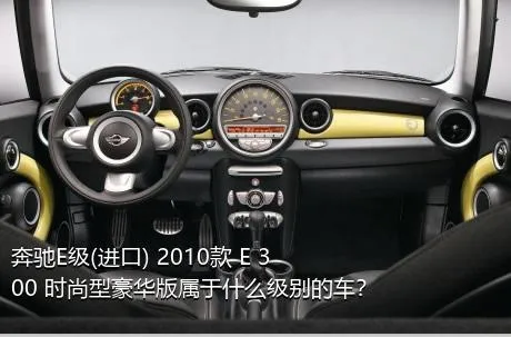 奔驰E级(进口) 2010款 E 300 时尚型豪华版属于什么级别的车？