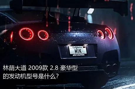 林荫大道 2009款 2.8 豪华型的发动机型号是什么？