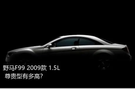 野马F99 2009款 1.5L 尊贵型有多高？