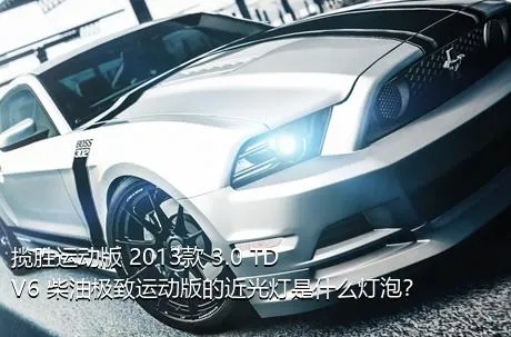 揽胜运动版 2013款 3.0 TDV6 柴油极致运动版的近光灯是什么灯泡？